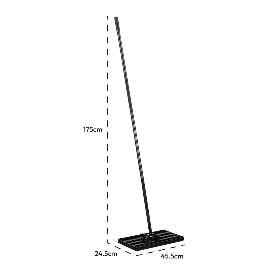 image 1 of KCT Garden Levelling Rake Lawn Grass Flattening Top Dressing Smoothing Lute Landscaping Flatten Bumpy Lawn Gardening Tool - Medium