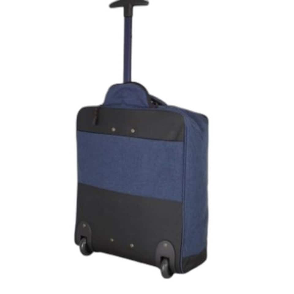 image 1 of Telescopic Handle Carry-On Bags - Navy