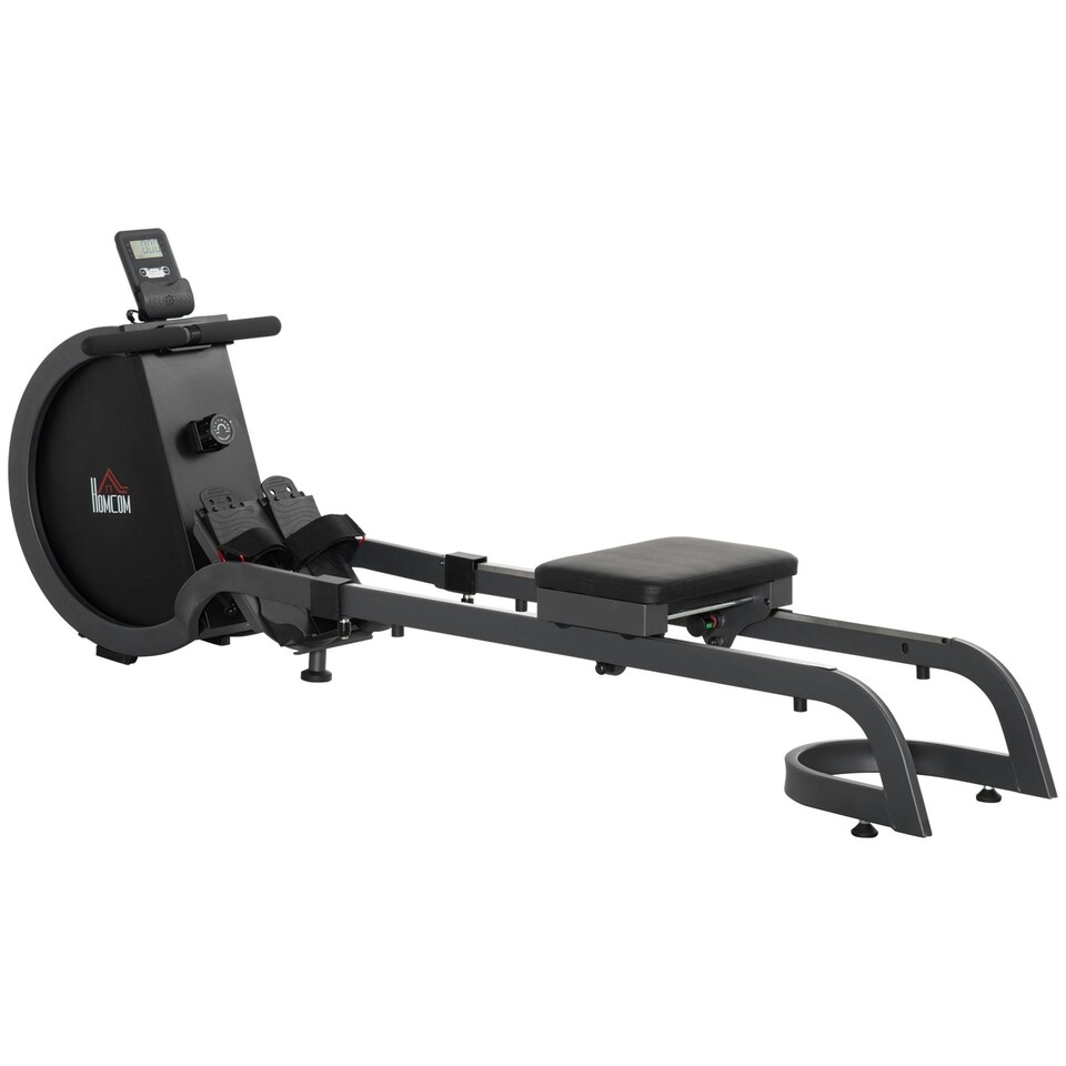 image 1 of HOMCOM Magnetic Foldable Rower w/ 16-Level Adjustable Resistance for Home, Gym