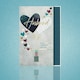image 3 of Words 'n' Wishes Wonderful Husband Large Birthday Card, Heart Balloons with Embossed Foiled Finish