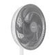 image 7 of Pro Breeze AirFlo Slim 43 inch Hybrid Pedestal Fan - Ultra- Quiet Air Circulator - White Grey