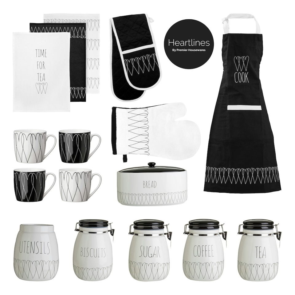 image 1 of Maison by Premier Heartlines Bread Canister