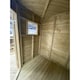 image 5 of 6 x 6 CORNER Pressure Treated Wooden Workshop / Garden Shed + Windows + Lock  (6' x 6' / 6ft x 6ft) (6x6)