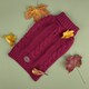 image 2 of HugglePets Legacy Cable Knit Dog Jumper Red | XS