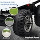 image 8 of HOMCOM 12V Quad Bike ATV with LED Lights, Music, for Kids, Red