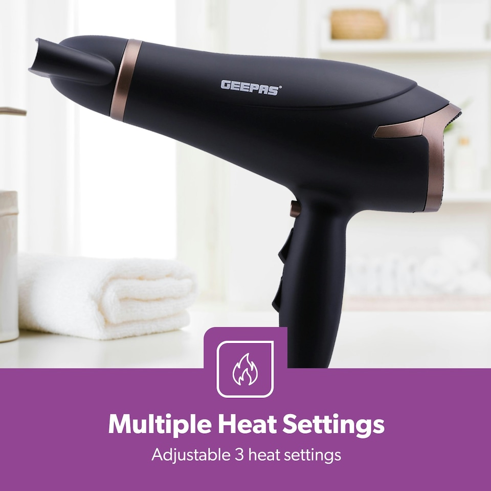 image 1 of GEEPAS 2200W 2-Speed Hair Dryer