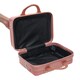 image 3 of Living and Home Portable Cosmetic & Makeup Case for Travel Pink | Personal Item