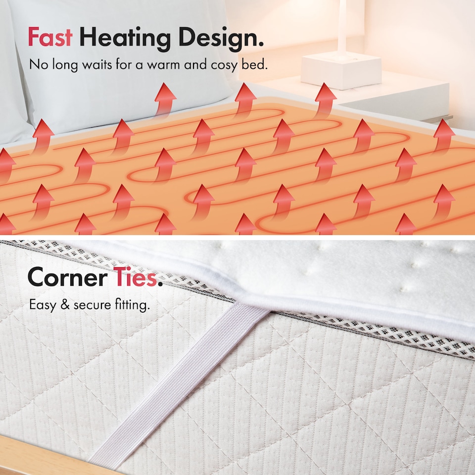 image 1 of VonHaus Electric Blanket with Multi Heating Zones