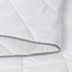 image 4 of 2.5CM Microfibre Soft Touch 1 Inch Mattress Topper White | Super King