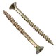 image 4 of Countersunk Wood Screws 5.0 x 60mm Serrated Edge Prevent Splitting PZ2 100pc