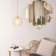 image 2 of ValueLights Reine Glass Flower Ceiling Light Shade / Table Lampshade - Clear