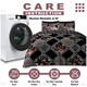 image 5 of VELVETIO Mitra Complete Duvet Cover Set with Fitted Sheet Soft Polycotton Bedding Sets Black | Double