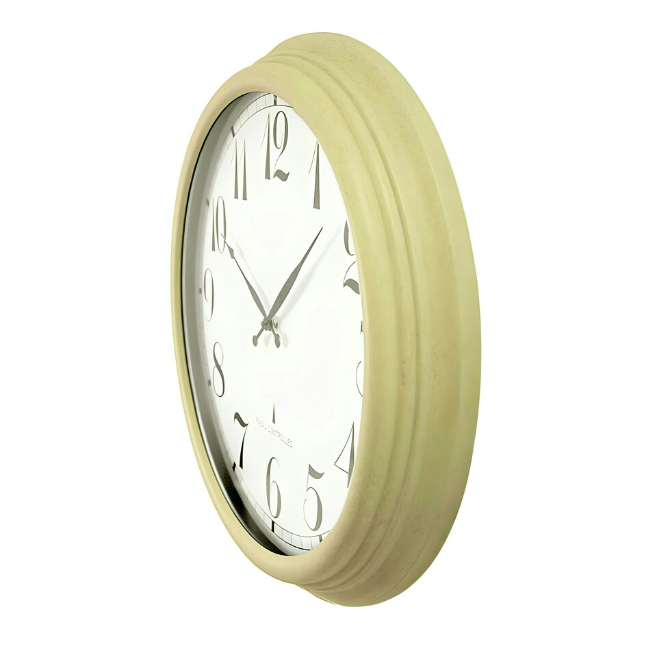 image 1 of Primrose Outdoor Garden Wall Clock Perfect Time Radio Controlled 57cm Diameter