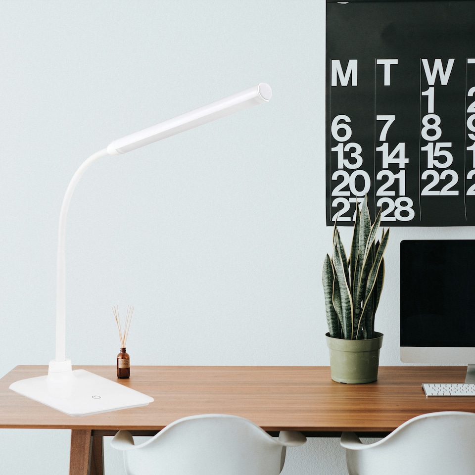 image 1 of PURElite LED Hobby Table Light - Flexible LED Table & Desk Lamp, Mains Operated with 4 Brightness Settings for Reading & Crafts
