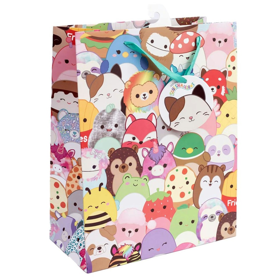 image 1 of Squishmallows Characters Gift Bag - Multicoloured - M