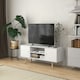 image 2 of HOMCOM TV Unit Cabinet for TVs up to 55 Inches W/ Shelves