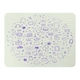 image 1 of Abstract line pattern with school supplies (Blanket)