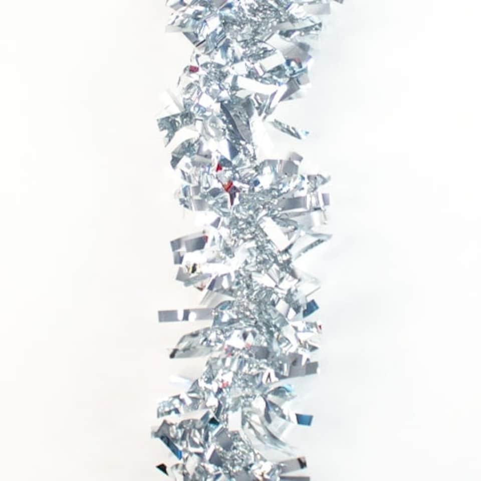 Silver Thick and Thin Christmas Tinsel 2m