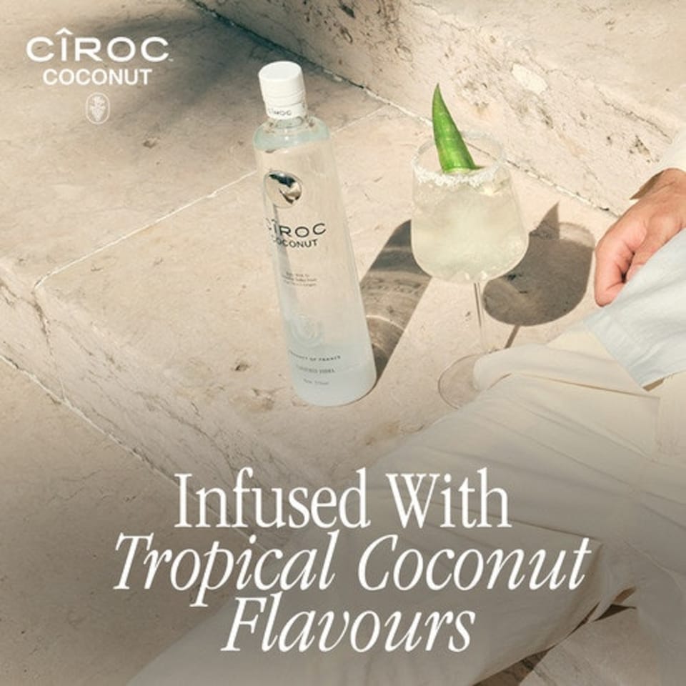 image 1 of Ciroc - Coconut Flavoured Vodka | Multi | White | Coconut Flavoured | 1