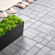 image 4 of Mosaic Garden Patio Interlocking Composite Decking Tiles - Light Grey | Grey | Light Grey | Pack of 10
