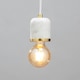 image 3 of BHS Romano Marble E27 Cable Set with 95mm Bulb | Gold | Brass | 1
