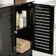 image 4 of VonHaus Shrewsbury Black Under Sink Bathroom Cabinet