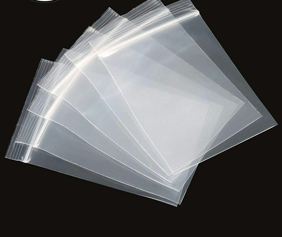 image 1 of 400 Zip Seal Bags Clear Plastic 6" x 9" | Clear | 6" x 9"