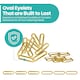 image 6 of 30mm Oval Shaped Brass Eyelet& Washer Metal Grommet Kit for DIY- 50pcs