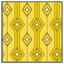 Yellow geometric (Picutre Frame) Grey | M