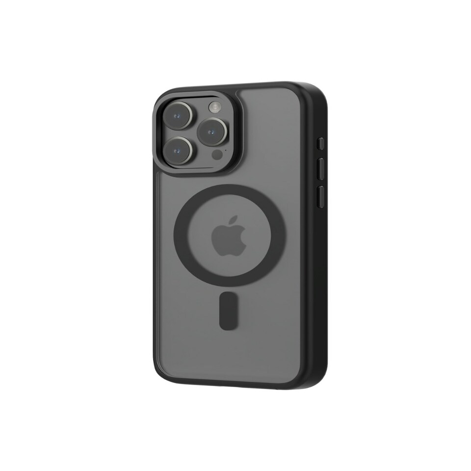image 1 of QDOS Hybrid Soft + Snap (MagSafe) Case for iPhone 15 Pro Max – Midnight Black
