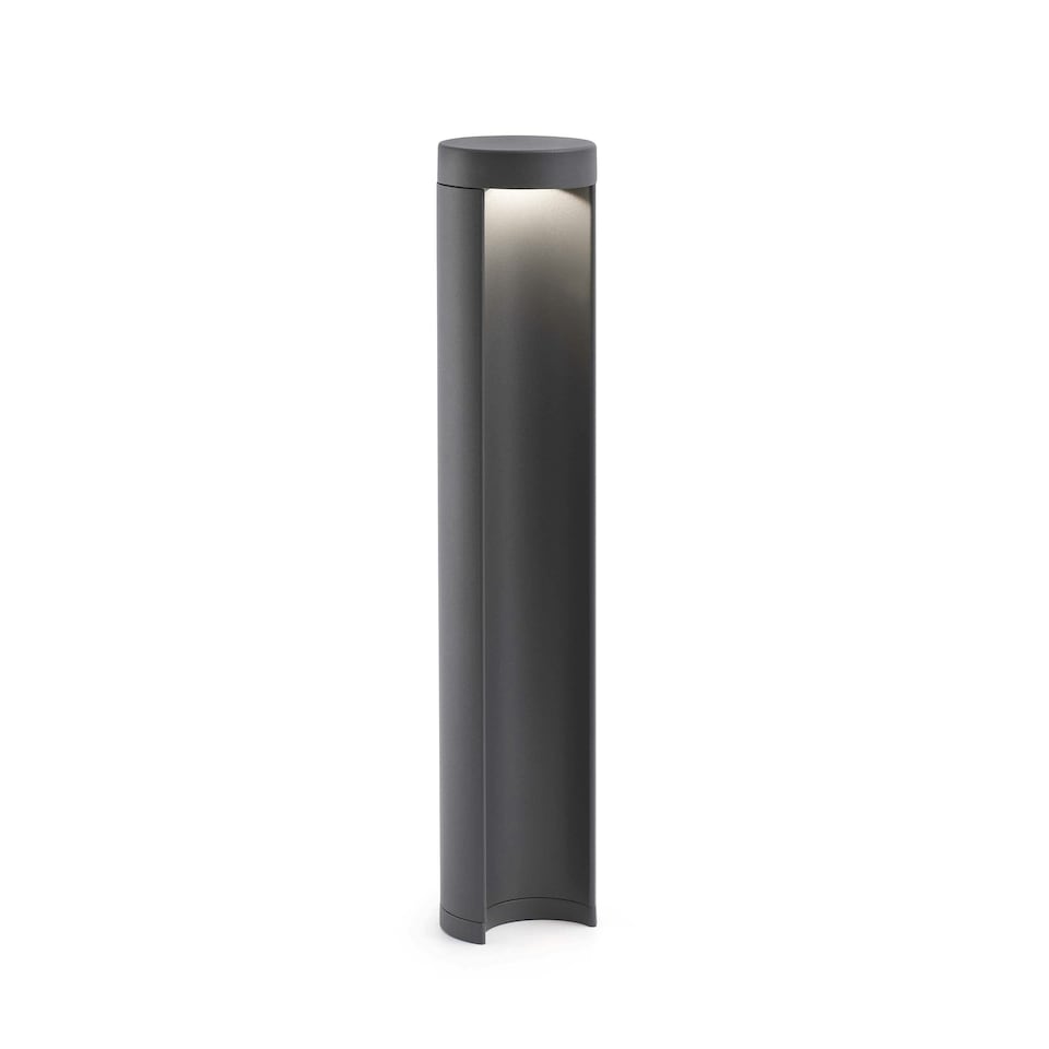 image 1 of Chandra LED Outdoor Bollard Light Dark Grey IP54