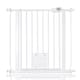 image 8 of Bettacare Pet Gate with Lockable Cat Flap, 75cm - 83cm, White, 75cm in Height, Dog Safety Barrier with Cat Flap | White