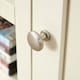 image 7 of 2 Doors 2 Shelves TV Stand Media Entertainment Storage Cabinet Wooden | White | White