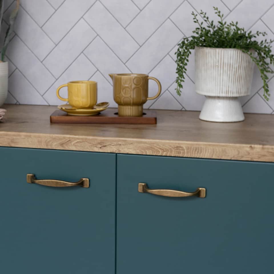 image 1 of Sticky Back Plastic Matt Mallard Green Plain Kitchen Self-adhesive Vinyl Wrap for Cupboards, Doors and Furniture 67.5cm x 2m (7 rolls) - d-c-fix