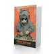 image 2 of DJ Cat with Hoodie and Sunglasses For Him Birthday Card