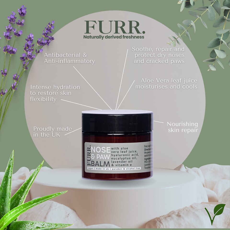 image 1 of FURR Paw & Nose Balm for Dogs 50ml, Lick-Safe, Natural Healing & Hydration for Dry Noses & Cracked Paws
