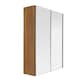 image 1 of Vida 2 Door Oak Effect Wall Cabinet Cream
