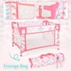 image 3 of Deluxe Mermaid-Themed Baby Doll Playset with Stroller, Crib, Play Mat & Feeding Accessories – Role Play Toy for Girls 3+