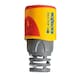 image 1 of Hozelock Aquastop Hose Connector - Yellow/Grey/Red - One Size