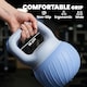 image 4 of SPORTNOW Soft Kettlebell, 10kg Kettle Bell with Anti-Slip Grip for Home Gym | Blue | Blue | 10