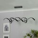 image 2 of Paton Black Ribbon LED Ceiling Pendant