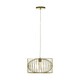 image 3 of Interiors by Premier Gold Finish Pendant Lamp