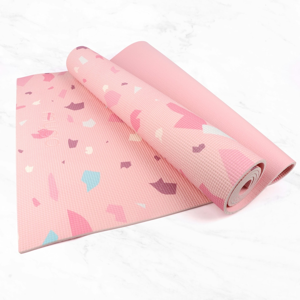 image 1 of Myga Terrazzo Printed Yoga Mat