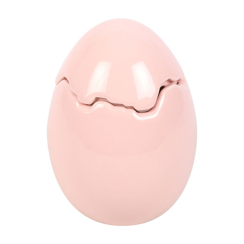image 1 of Something Different Wild Strawberry & Poppy Egg Shaped Scented Candle | Pink | Pink | One Size | 1