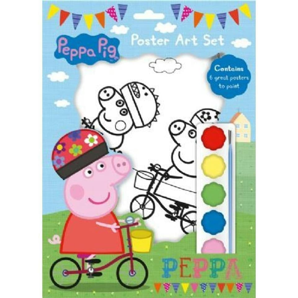 image 1 of Peppa Pig Poster Art Set