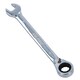 image 1 of 16mm Reversible Cranked Offset Ratchet Combination Spanner Wrench 72 Teeth