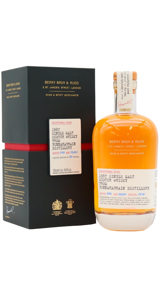 Bunnahabhain - Berry Bros & Rudd - Exceptional Single Cask No. 2483 1987 28 year old Whisky