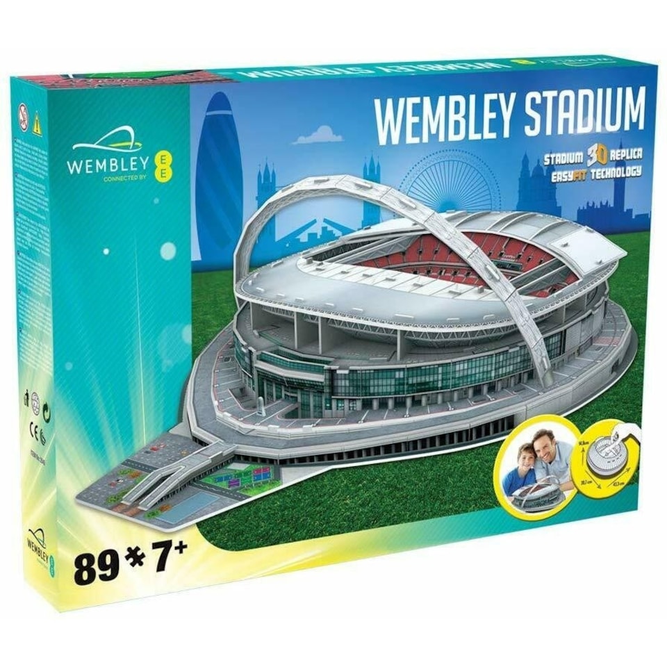 image 1 of England FA Wembley Stadium 3D Puzzle - Multicoloured - One Size