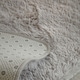 image 4 of OHS Fluffy Rug Anti-Slip Plain Shaggy Floor Mat, 120x170cm - Silver