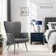 image 9 of Armchair Hygge - padded, armrests and ergonomic backrest, 150 kg load capacity | Grey | Wide cord anthracite/black | One Size | 1